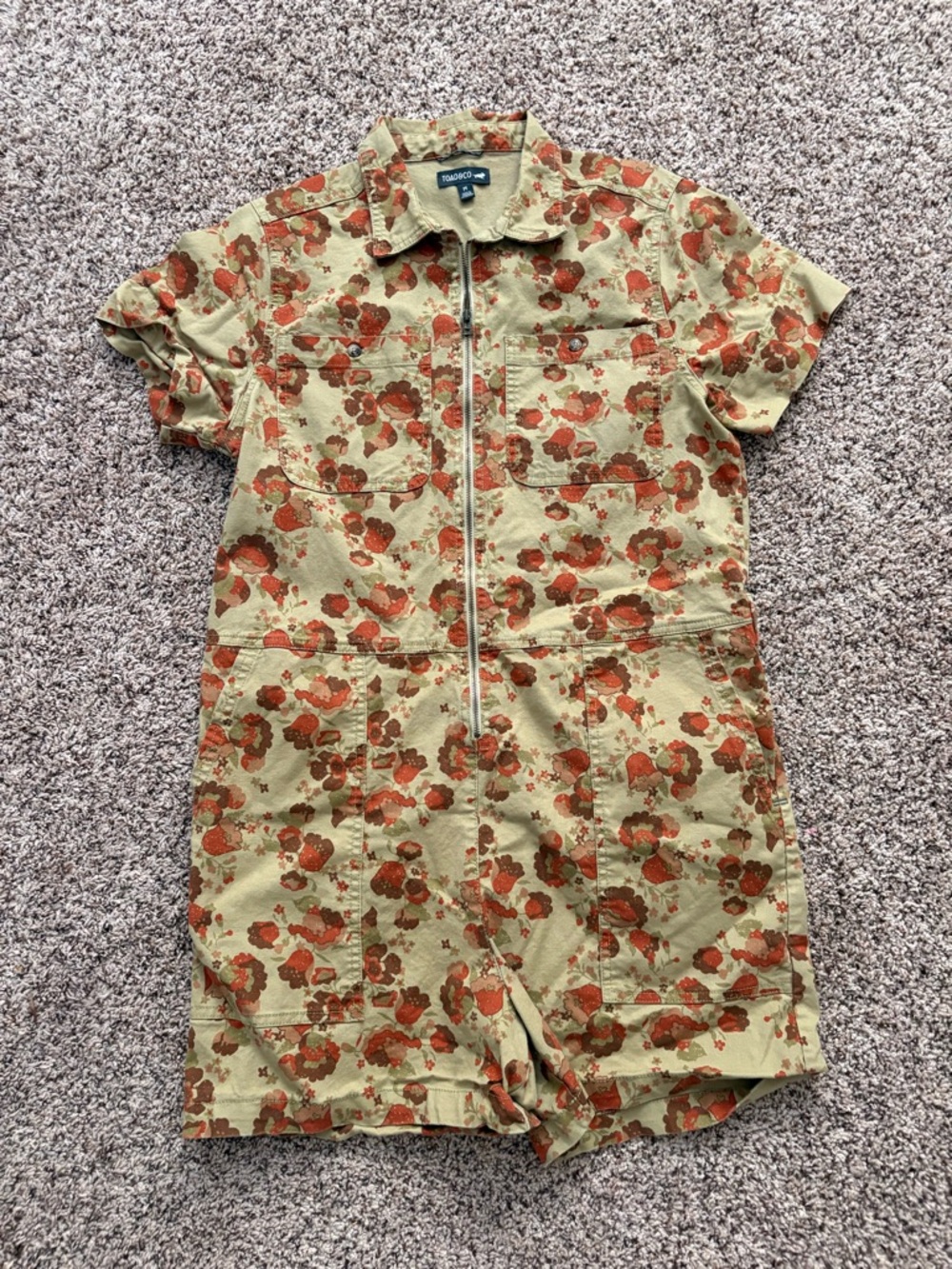 Toad&Co Earthworks Garage Shortie romper